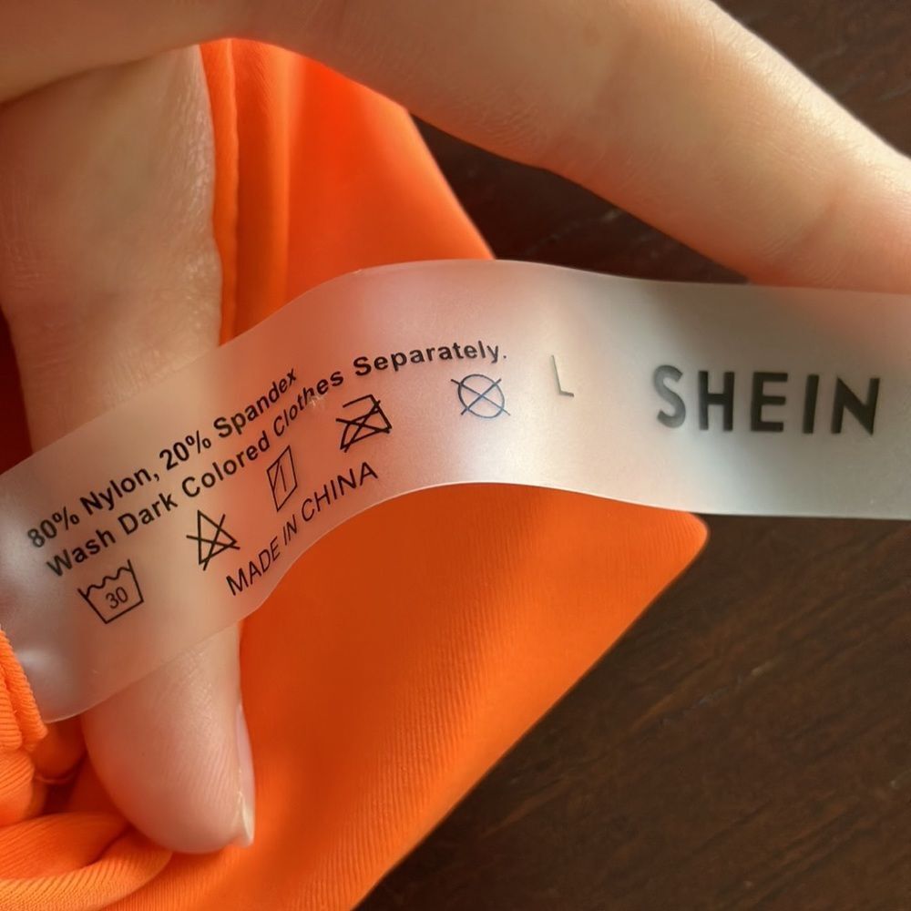 Shein • Orange Bikini Size Large - Picture 3 of 5